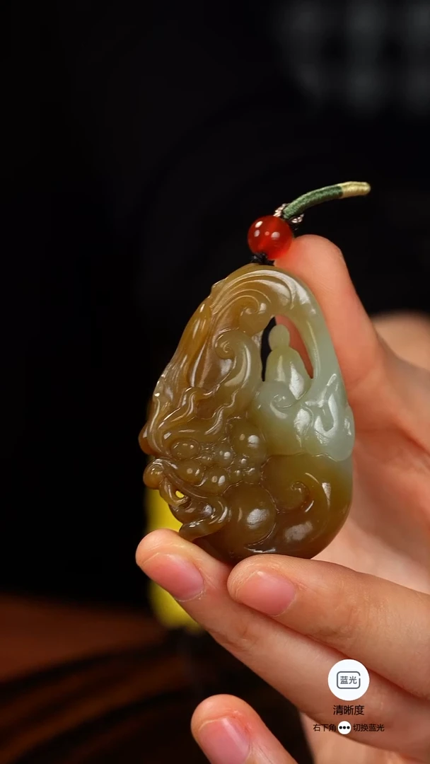 未镶嵌和田玉挂件薛****）悟道