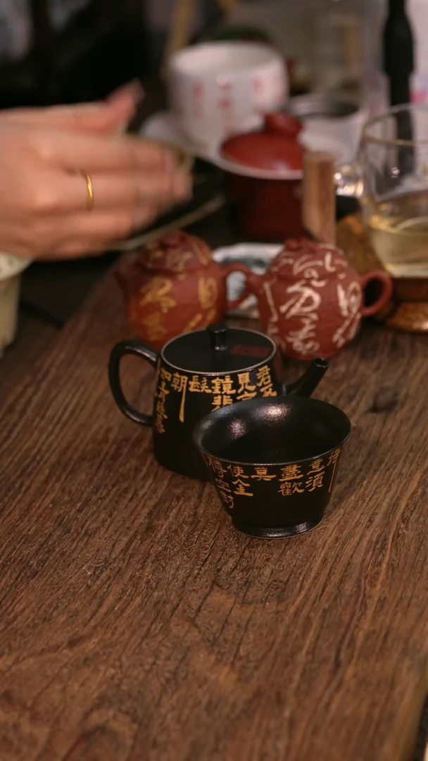 【古词茶壶】原创手绘茶壶