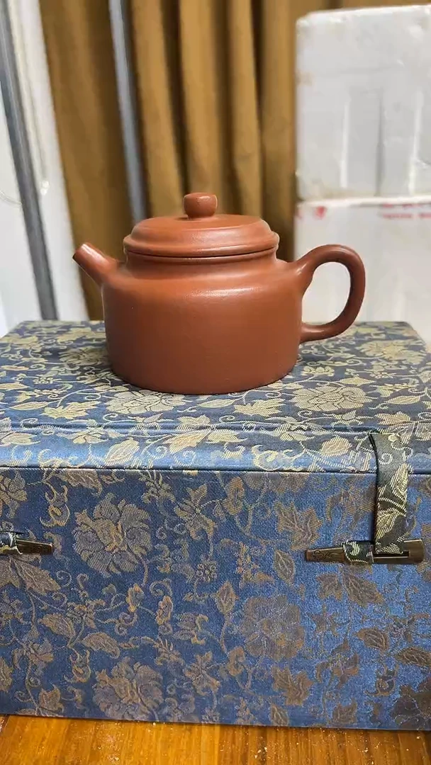 茶壶紫砂微瑕朱泥德钟