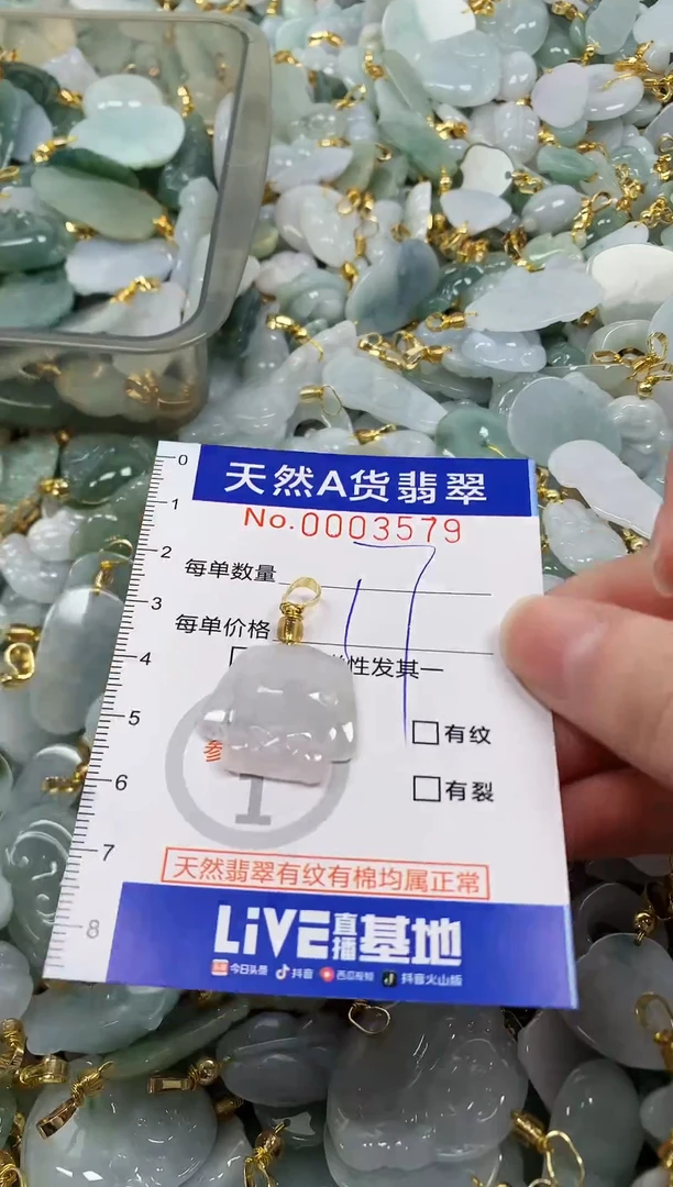 颈饰未镶嵌翡翠纯天然a货翡翠