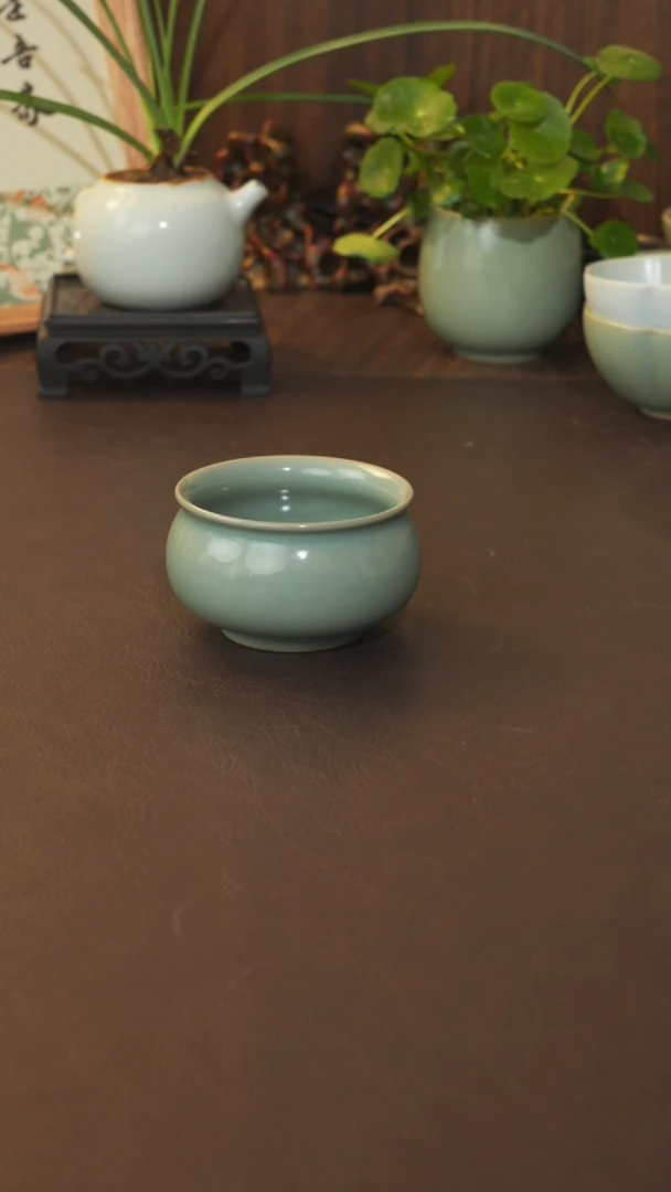 【闪购商品】杯宣宝汝瓷原矿原釉微瑕