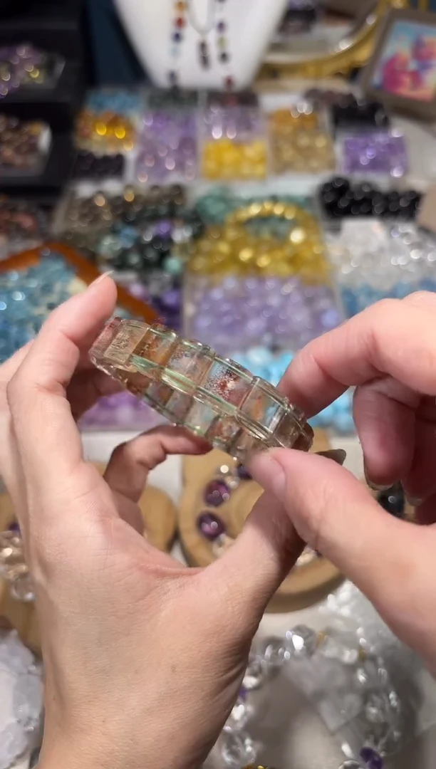 水晶手串未镶嵌四季幽灵手牌单条