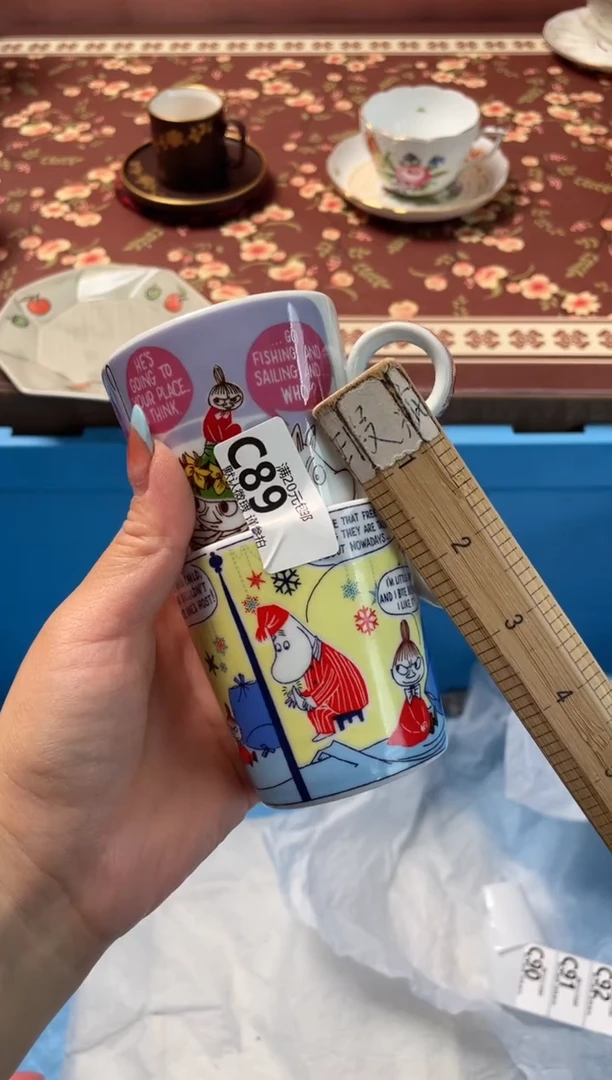 瓷片夏**风瓷器瓷器C89