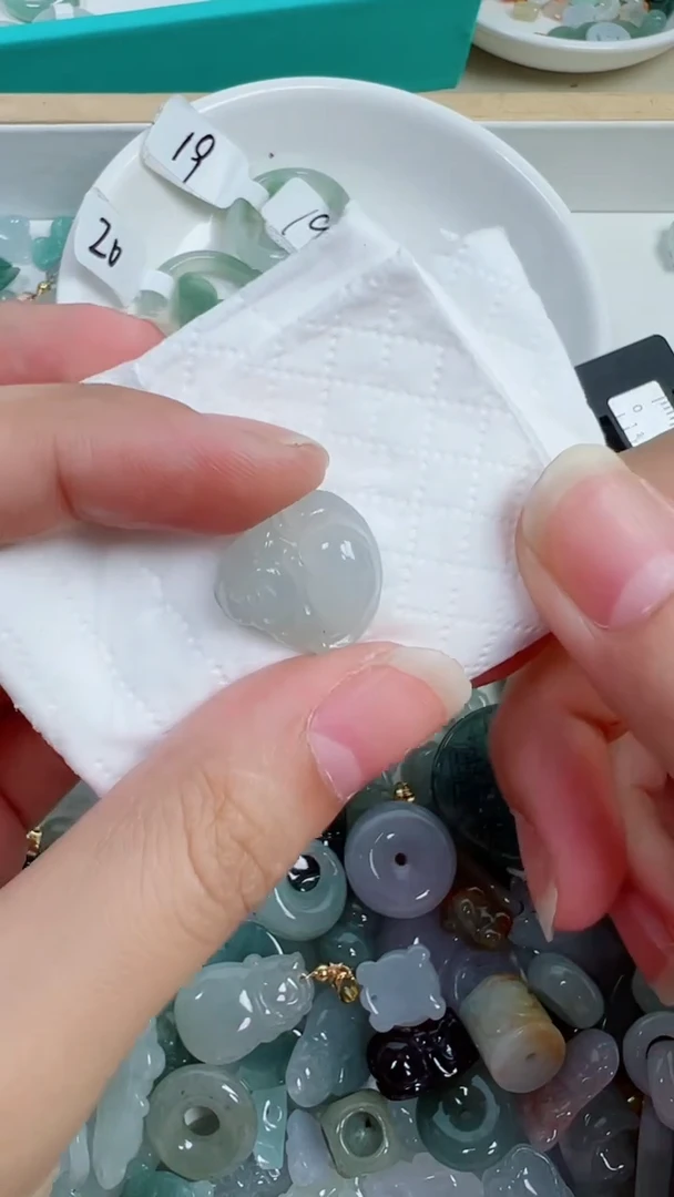 散珠翡翠226号链接，A货翡翠