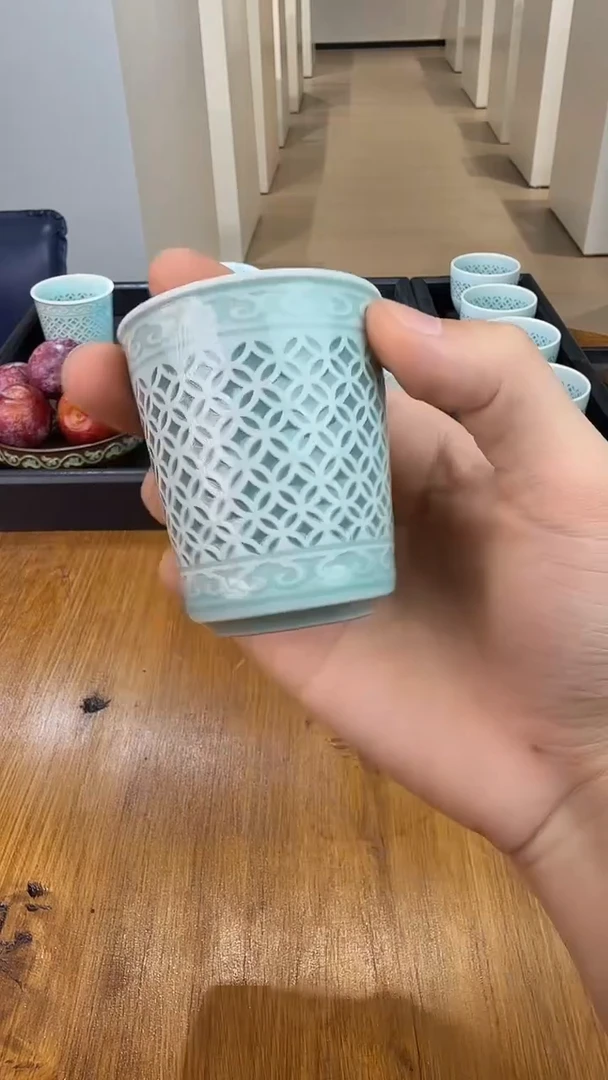 青瓷手工茶器包邮