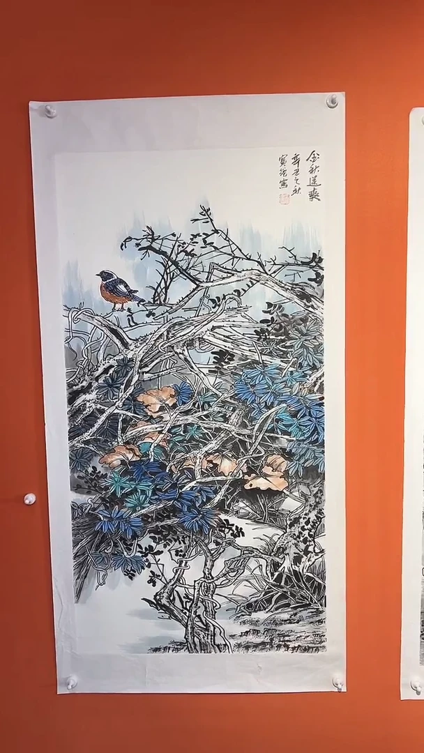 国画王保強老師手绘作品