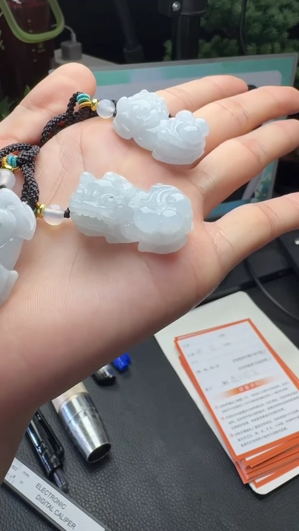 颈饰未镶嵌翡翠貔貅吊坠