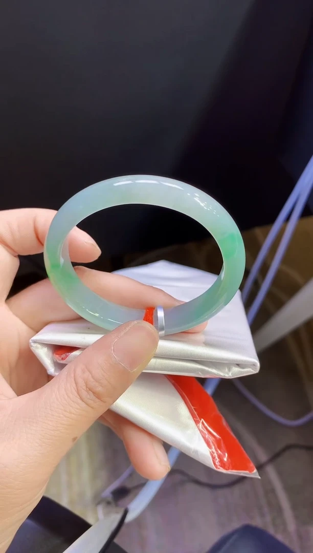 未镶嵌手镯翡翠翡翠手镯圈口52.2-t3