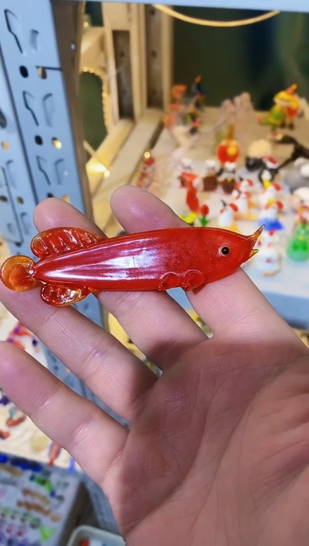 【闪购商品】琉璃手工艺品金龙鱼