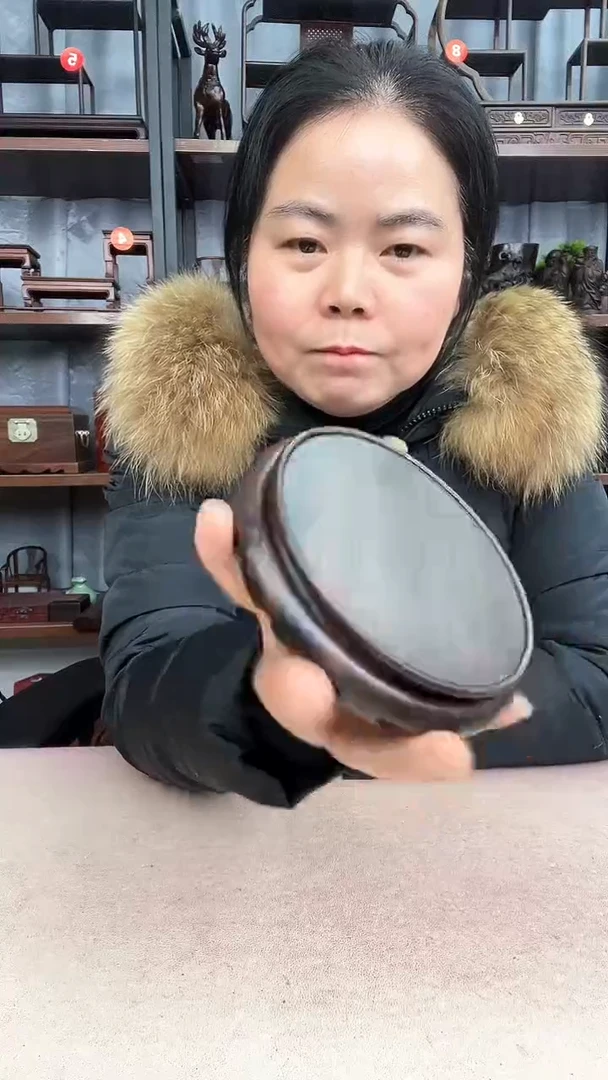 【闪购商品】乌木类端景台005小李红木工艺品