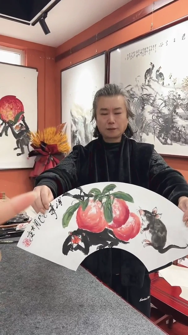 国画周大拙/国画/花鸟