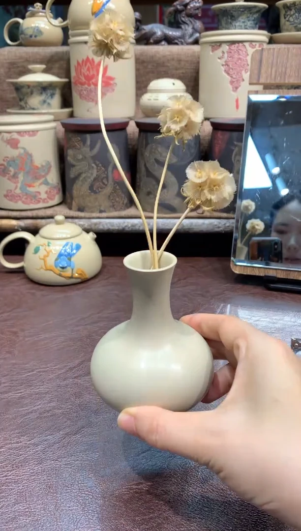泥塑王宇纯手工精品小花器