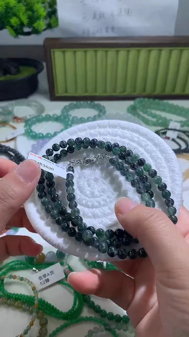 项链未镶嵌翡翠特色绿乌鸡