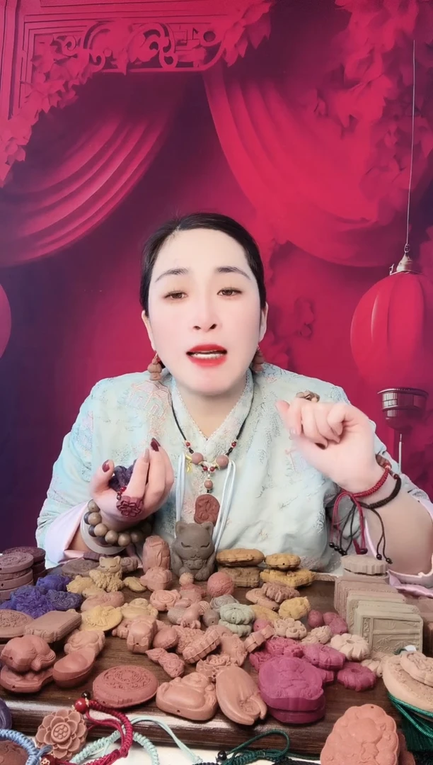 【闪购商品】泥塑桃之夭夭六瓣花戒指