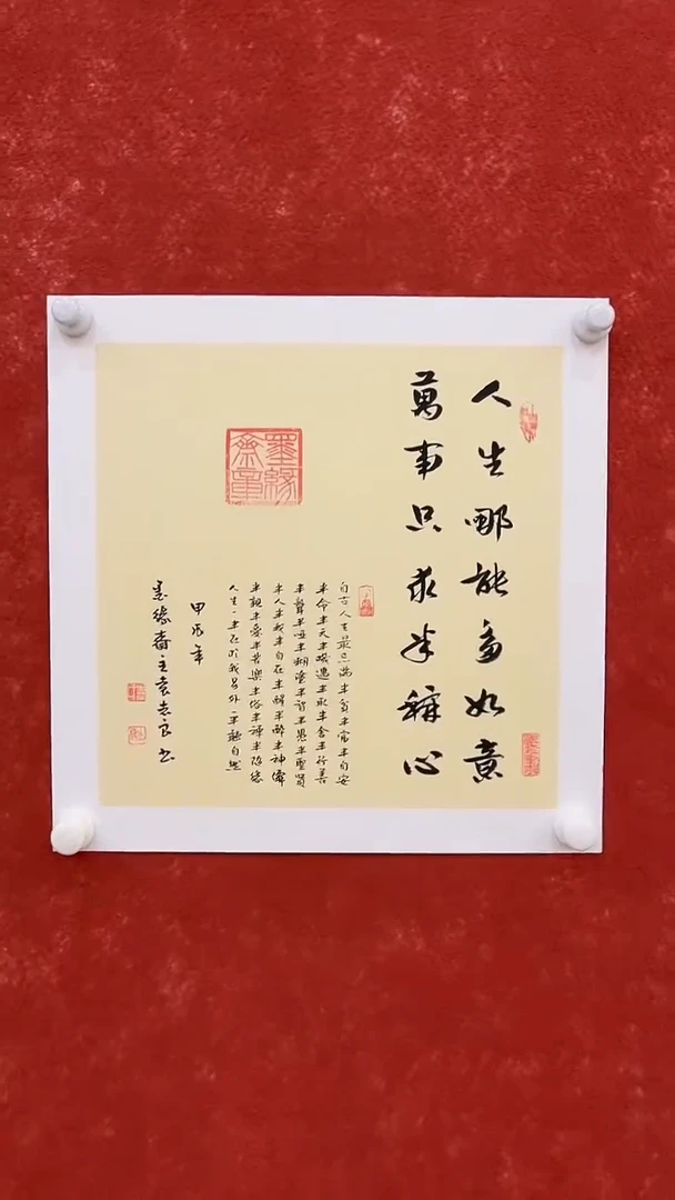 书法10.24优选A-袁志良-人生哪能多如意