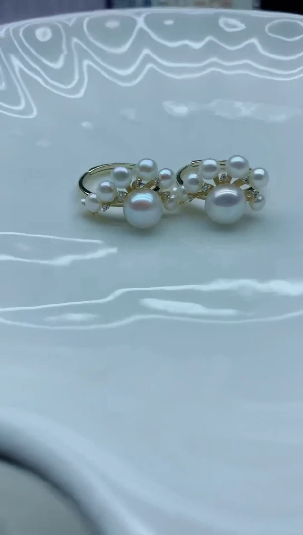 未镶嵌戒指淡水珍珠多样性发其一（非无瑕）