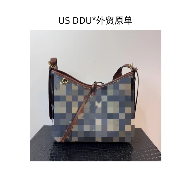 A205 蓝布老花托特腋下单肩包 Z-086/S018