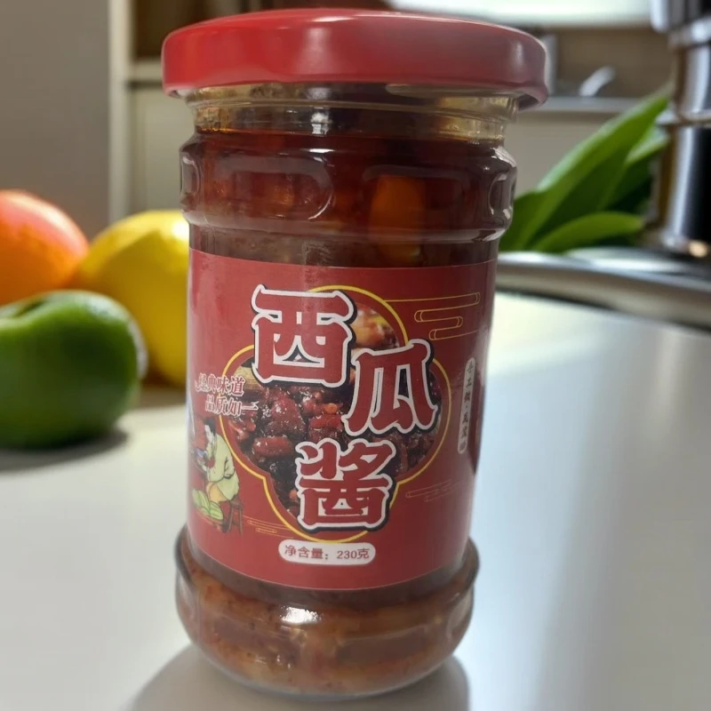 西瓜酱豆河南特产农家香辣五香秘制辣酱豆子正宗纯手工下饭酱