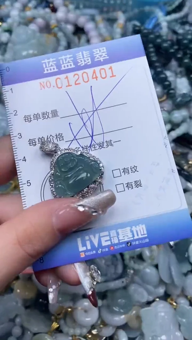 【闪购商品】翡翠颈饰未镶嵌闪购0120401多样性发其一