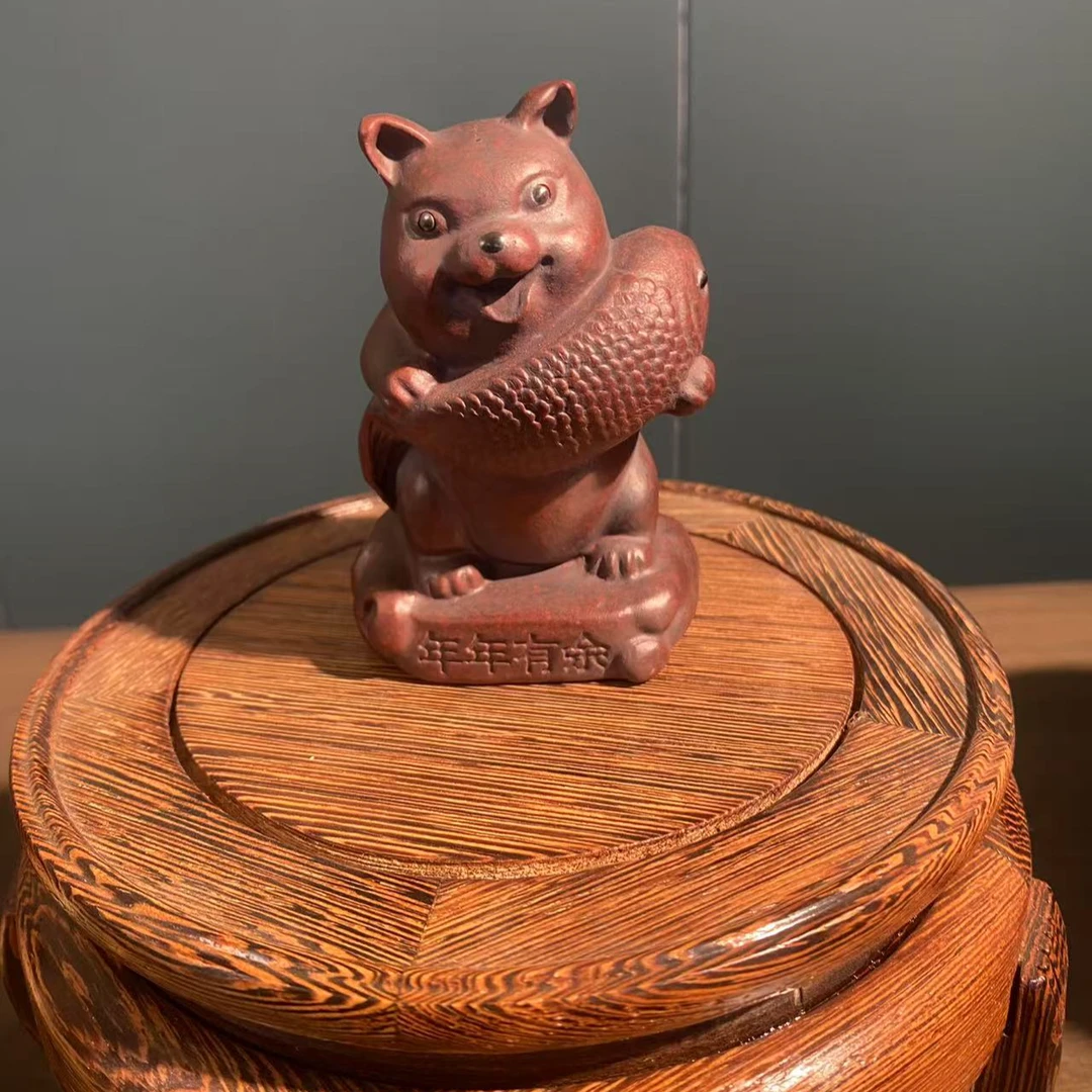 宜兴紫砂茶宠年年有余