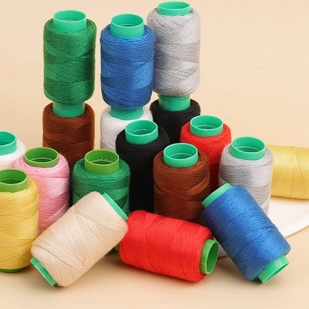 3黑3白4彩共10卷缝纫线新货到店多色缝纫线手工缝衣服
