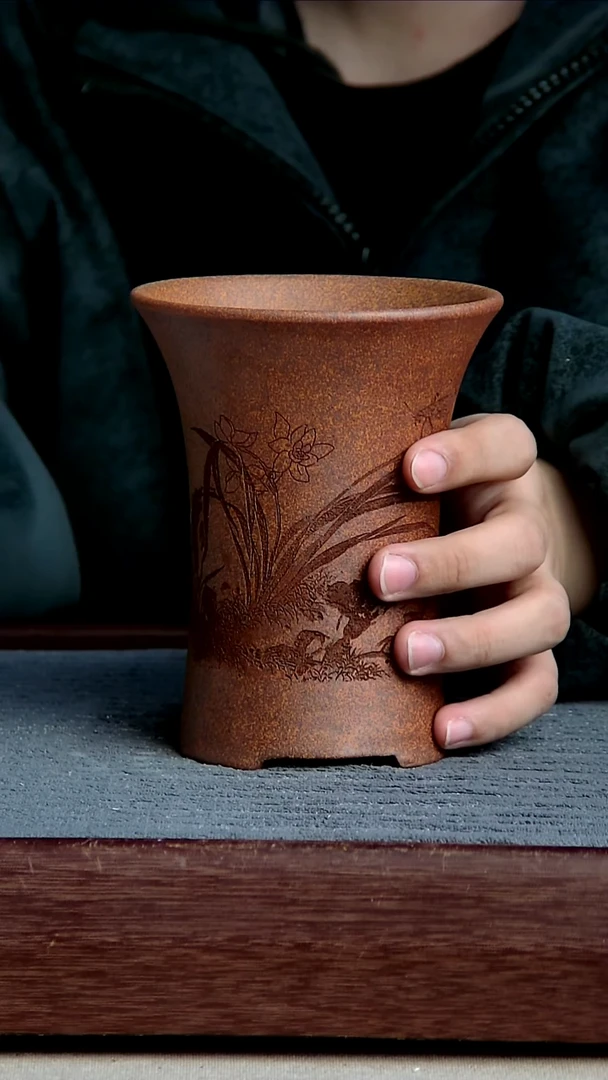 紫砂花盆10*13内径尺寸