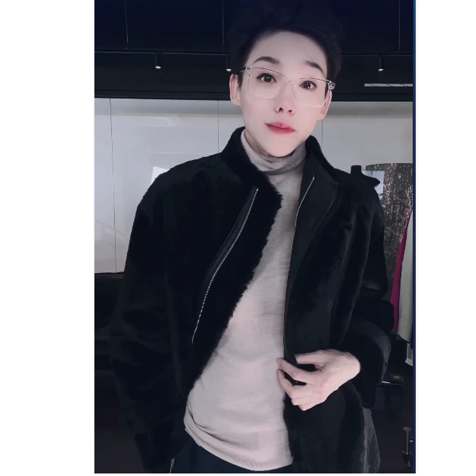 南非皮毛一体 进口面料 小美利奴 皮毛一体  PC0110