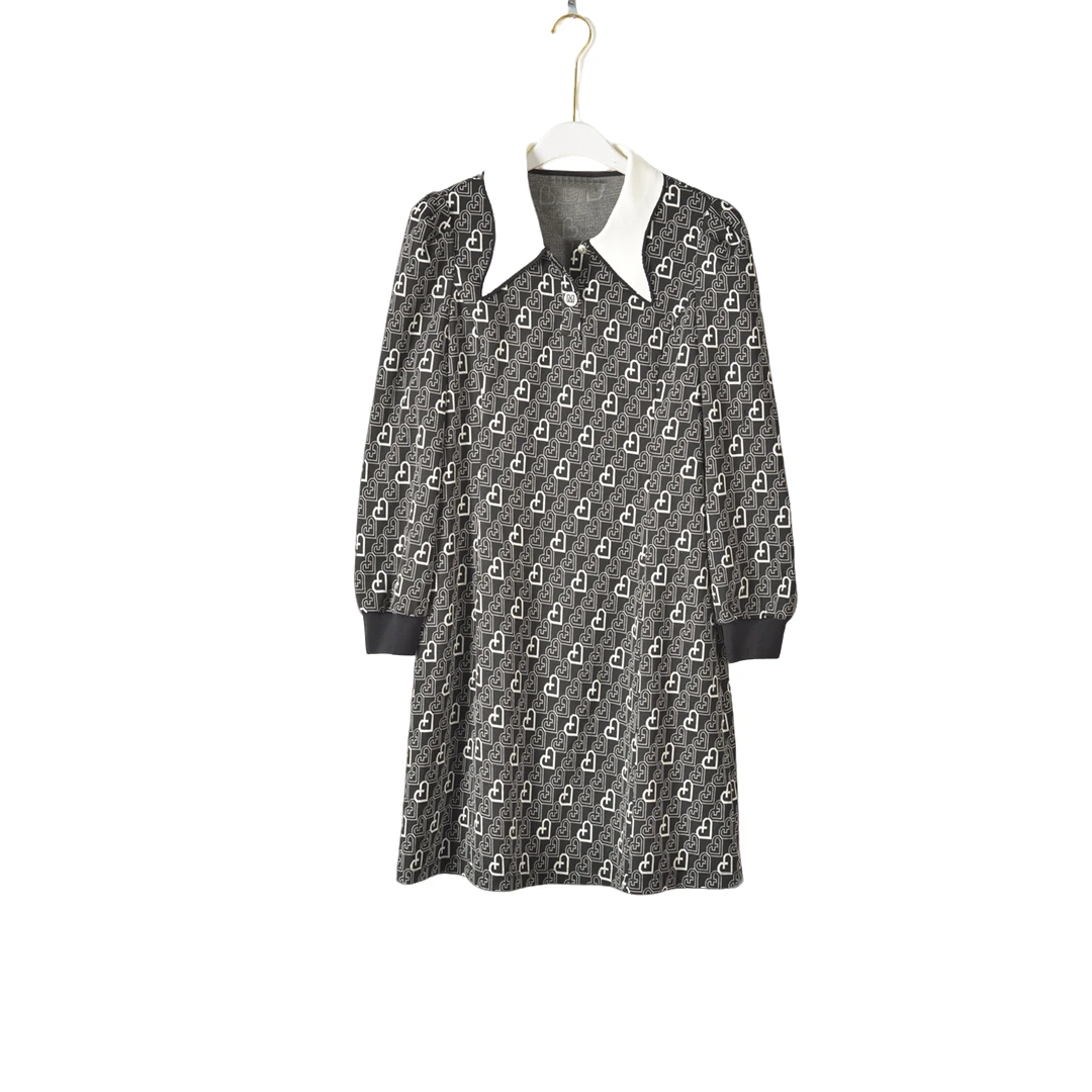 GPF1【专柜捡漏F-2】大码女装QaC-连衣裙N715-黑色小一码