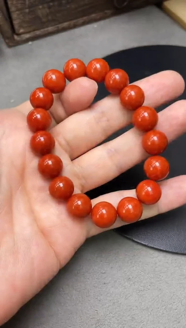 未镶嵌手串南红玛瑙南红珠串