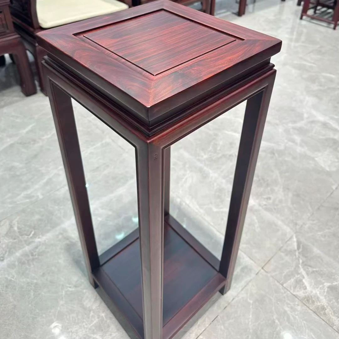 南美酸枝高花架客厅双层升级款33*33*88