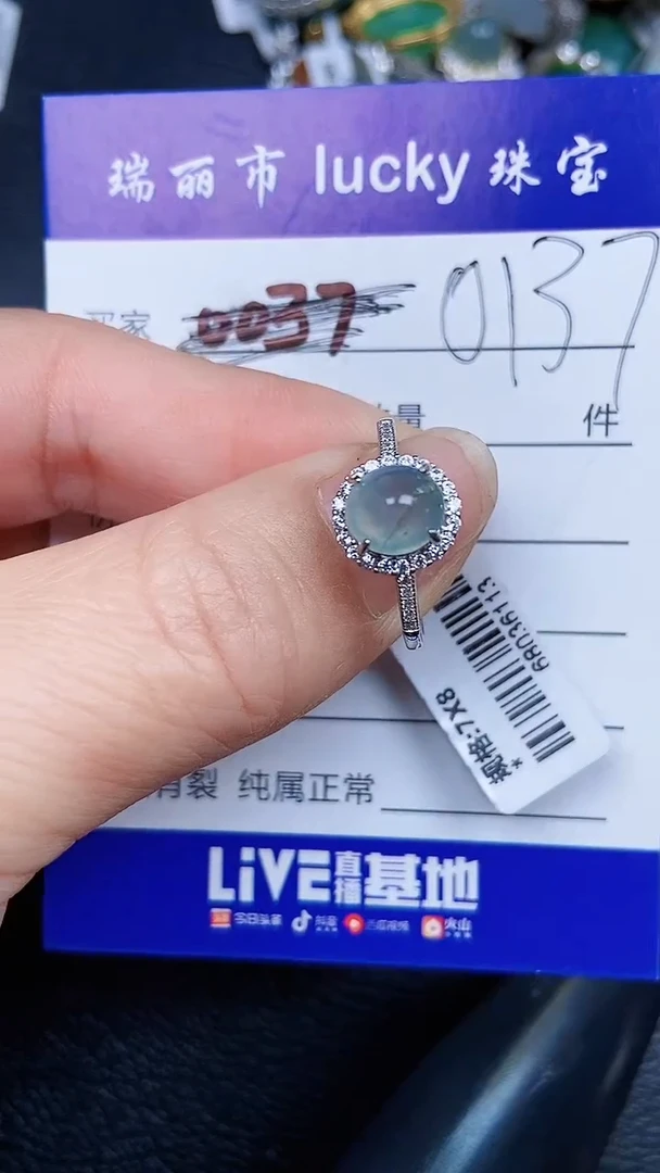颈饰银S925镶嵌翡翠0137