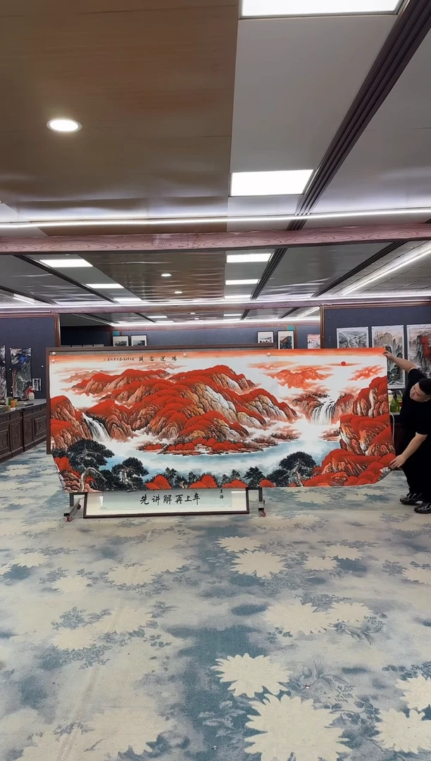 国画W-刘雪红-大丈二-山水国画
