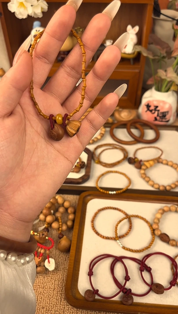 手串/手链核桃桃木莲蓬 桃核福字一物一拍