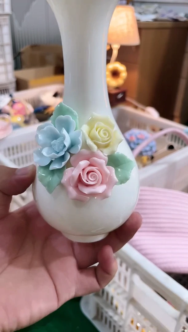 其他手工花瓶，开播福利，拼手速