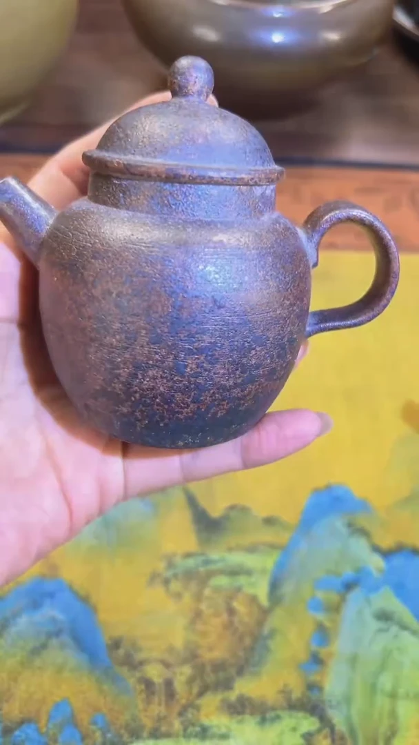煤窑高温素烧泡茶壶150ml