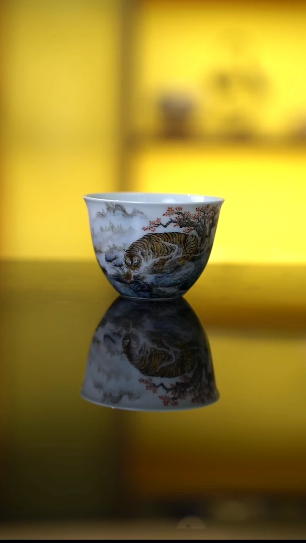 杯一儒堂-虎虎生威缸杯