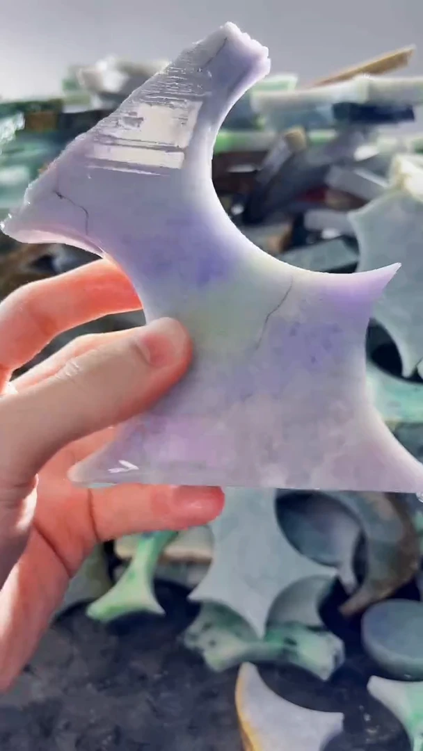 裸石翡翠缅甸翡翠A货文5077