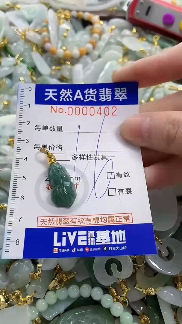 颈饰未镶嵌翡翠纯天然a货翡翠