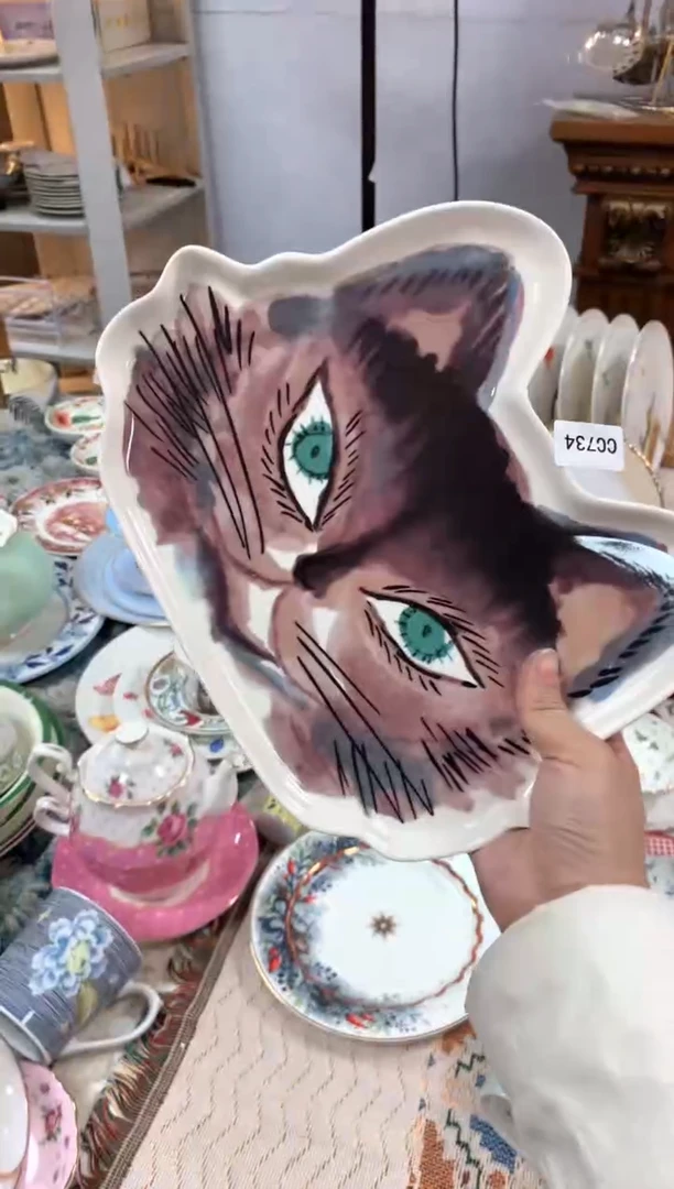 【闪购商品】瓷片陶瓷原单CC734餐具1个