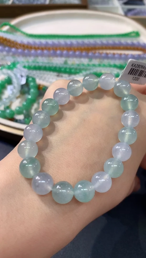 未镶嵌手串翡翠W147|29999