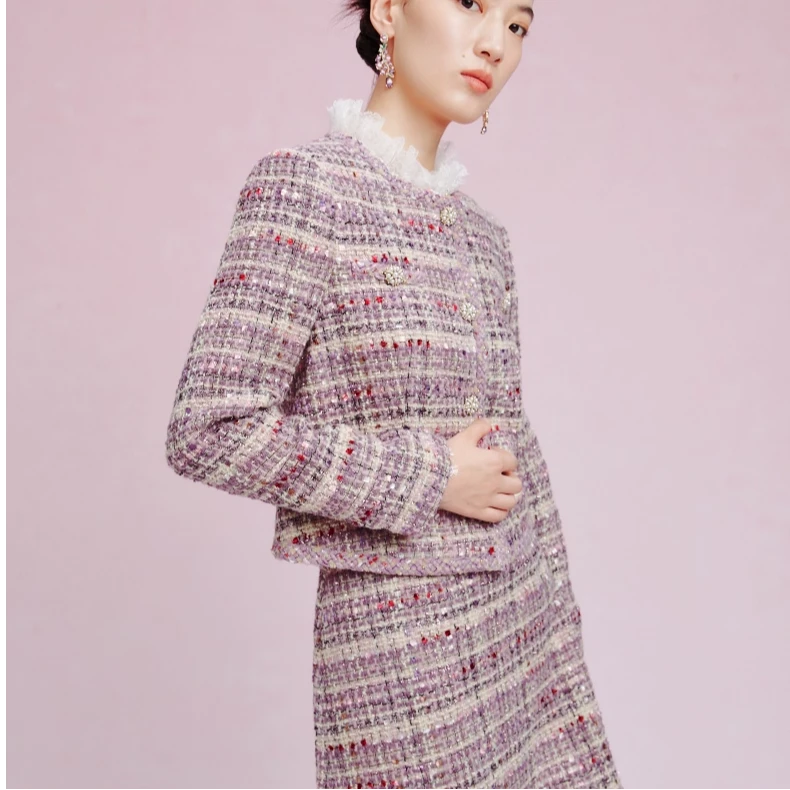 【婷婷专属】La Koradior拉珂蒂时尚通勤淑女外套女RB00223T4