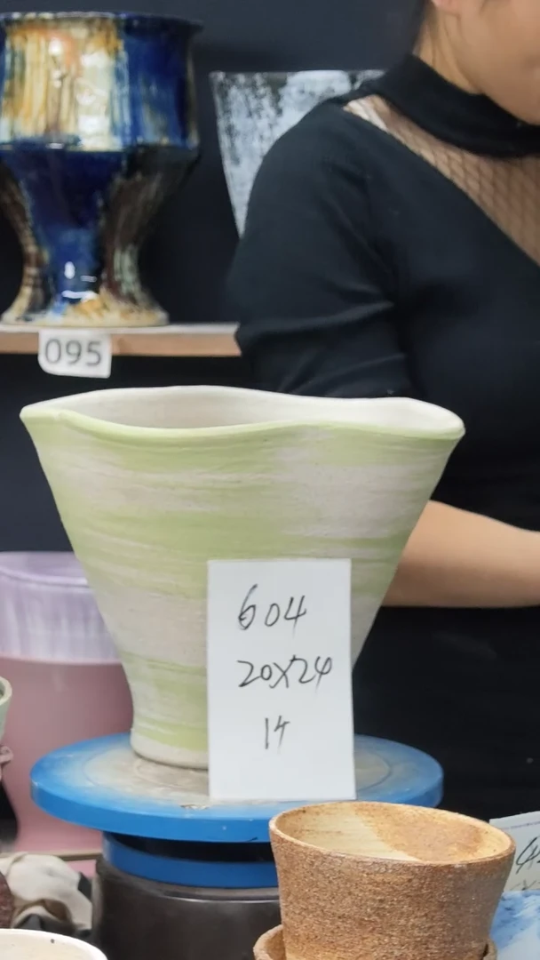 景德镇花盆默认微瑕604