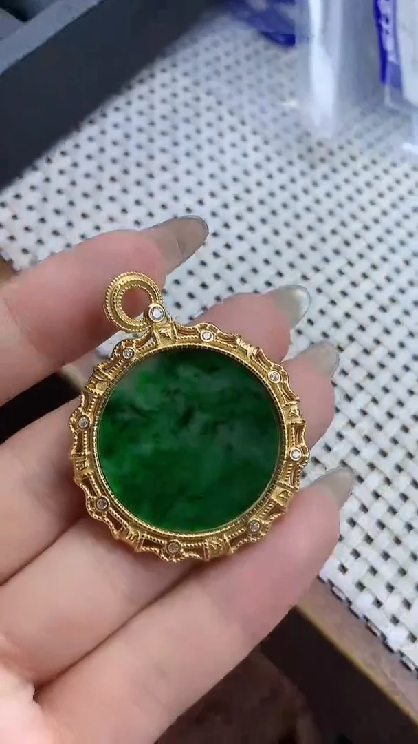 【闪购商品】翡翠颈饰银S925镶嵌颈饰