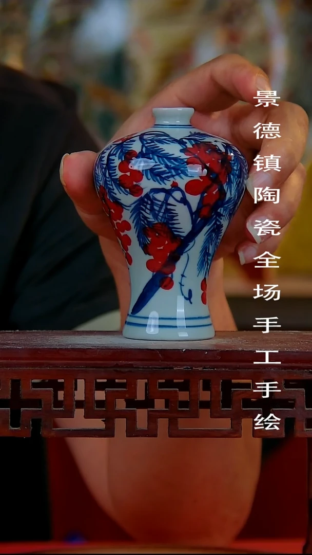 摆件景德镇陶瓷 全场手工手绘