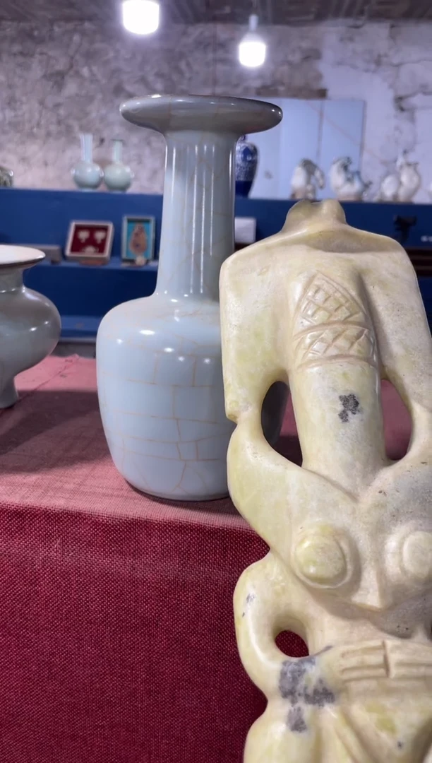 瓷片手工，手绘，瓷器