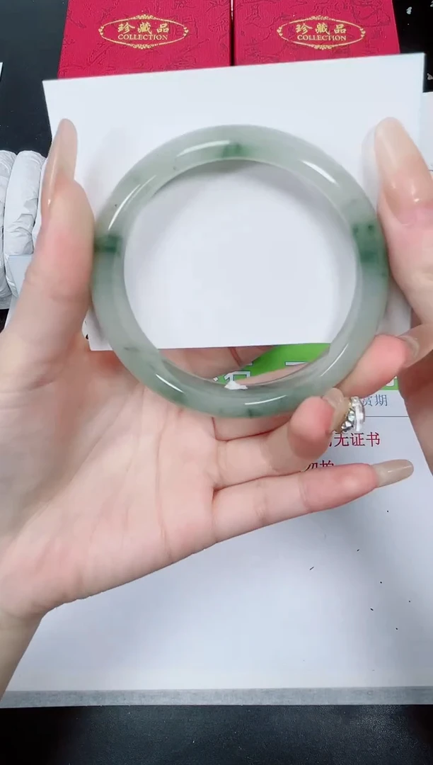 【闪购商品】石英质玉手镯未镶嵌K211-60.5