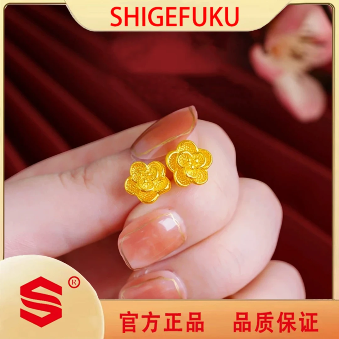 【SHIGEFUKU】花朵气质时尚耳钉