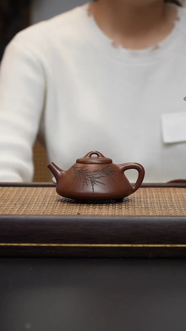 茶壶紫砂紫砂 子冶石瓢