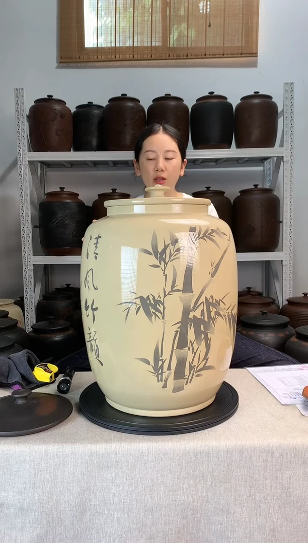 建水紫陶茶缸微瑕疵