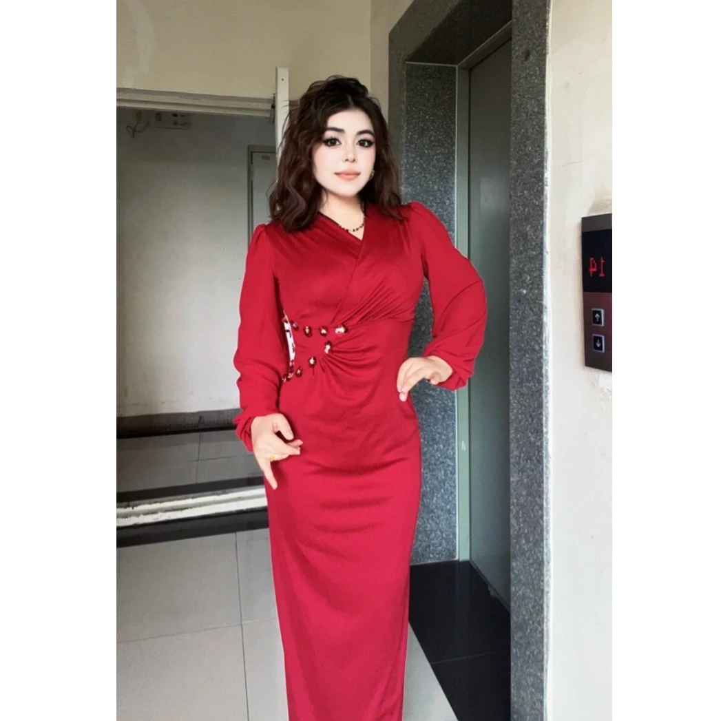 9868【包邮】秋季新款时尚高级显瘦气质女装连衣裙